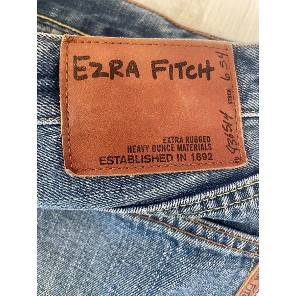 Ezra Fitch Cropped Straight Leg Jeans Vintage Wash Size 28 - Picture 8 of 11